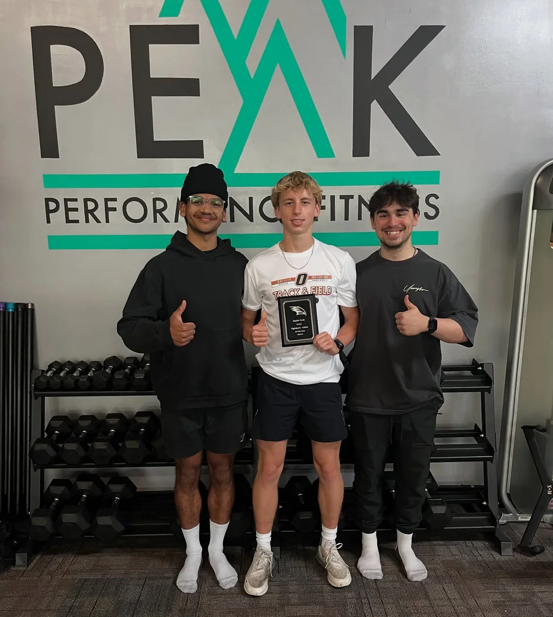 Track & Field athlete of the year with his Peak coaches